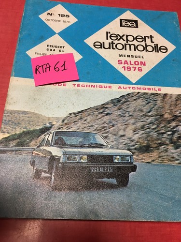Peugeot 604 revue pratique - sl,